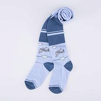 07732908-40 Колготки детские хлопковые голубой. р.122-128