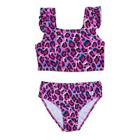 07852036-40 Купальник для девочки роз-чер р.116-122