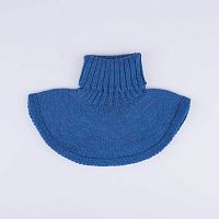 07712130-40 Манишка из 100% шерсти мериноса синий 5-8 лет