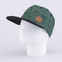 07711770-40 Бейсболка для мальчика зеленый 52-54