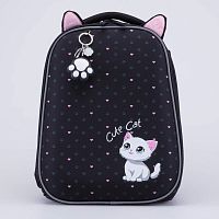 02804382-40 Рюкзак школьный чер-бел (11+) выс. 37 см