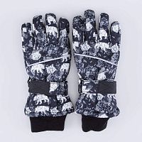 07721169-40 Перчатки детские черный 8-10 лет