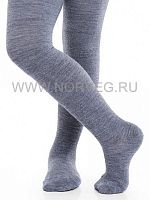11SURU-041 NORVEG Soft Merino Wool Колготки детские серые р.134-140