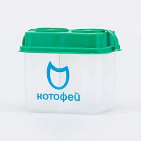 030306 Стакан-непроливайка двойной (зелёный) Без характеристики