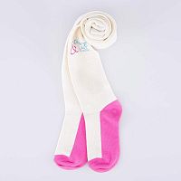 07879005-40 Колготки детские хлопок беж-роз р.116-122