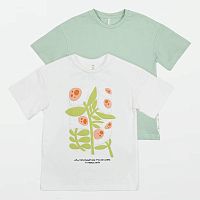 07802050-30 Набор футболок беж-зел р.98