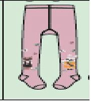 07832930-40 Колготки детские хлопковые розовый р.104-110