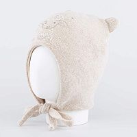 07811342-40 Шапка для девочки бежевый 48-50