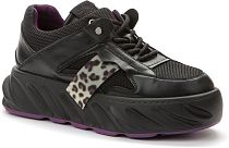 Полуботинки женские иск.кожа/текстиль