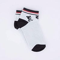 07742176-40 Носки детские сер-чер-красный р.12