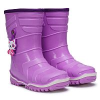 Сапоги детские, мод.220/04 УМ (сиреневый/дюночка кошка, Асс 1 (23/2,24/2,25/2,26/4), 10 пар)