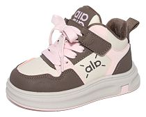 Детские полуботинки, застёжка-велькро/шнурки