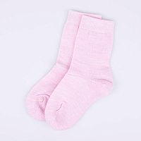 07842314-40 Носки термо детские серия"Шерсть" розовый р.23-26