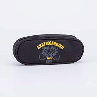 06705036-40 Пенал школьный черный выс.23 см.