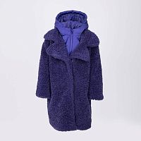 07858059-40 Пальто детское, фиолетов. р.134