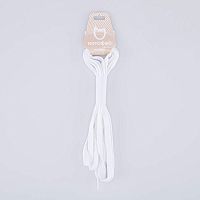 03008006-40 Шнурки для обуви белый 130 см