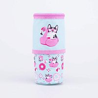 06805024-40 Пенал школьный гол-роз дл. 13 см