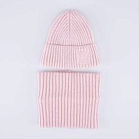 07804008-41 Шапка с аксессуаром розовый 50-52