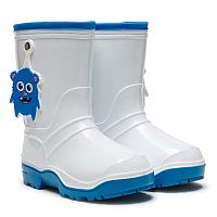 Сапоги детские, мод.269/02УМ (белый/дюныш голубой, Асс 1 (28/1,29/1,30/1,31/1,32/1,33/1,34/1), 7 пар)