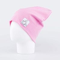 07811655-40 Шапка хлопковая детская двухслойная розовый 50-52