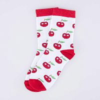 07842823-40 Носки детские белый красный р.22