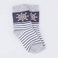 07742989-40 Носки детские хлопковые серый р.12