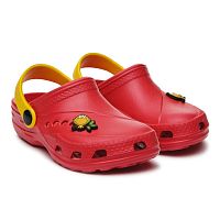 Сабо детские, мод.601/01 М (красный/желтый, Асс 1 (27/1,28/1,29/1,30/1,31/1,32/1,33/1,34/1), 8 пар)