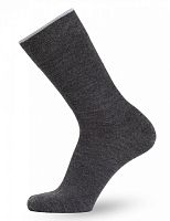 9DFWRU-219 Носки женские Dry Feet для мембранной обуви серый меланж с голубой полосой р.38-39