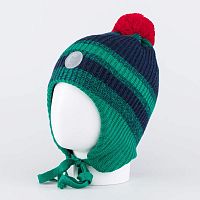 07711390-40 Шапка детская зел-син 52-54