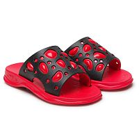 Пантолеты детские (девичьи), мод.962 М (красный/черный/красный, Асс 1 (28/2,29/2,30/2,31/2,32/2,33/2,34/2,35/2), 16 пар)