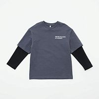 07702065-40 Джемпер для мальчика черный р.152