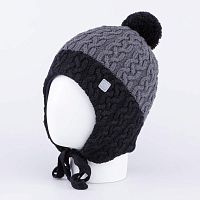 07711441-40 Шапка детская т.серый 48-50