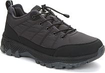 148153/13-02XL серый текстиль/Микрополитекс (иск.кожа) мужские полуботинки (О-З 2025)