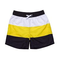 07753029-40 Шорты плавательные для мальчика чер-жел р.128-134