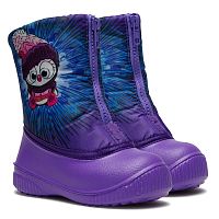 Сапожки детские, мод.566/01 (пингвиненок сирень/сиреневый, Асс 1 (21/2,22/2,23/2,24/2,25/2,26/2), 12 пар)