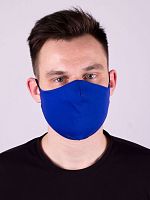 МЗ20-02080590 Текстильная маска синий универсальный