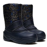 Сапожки детские, мод.571/05 (смайлы на синем/т.синий, Асс 1 (27/1,28/1,29/1,30/1,31/1,32/1,33/1), 7 пар)