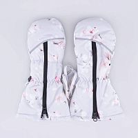 07821267-40 Варежки детские сер-беж 1-2 года