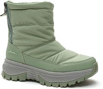 158593/16-04XL олива текстиль/Микрополитекс (иск.кожа) женские полусапоги (О-З 2025)