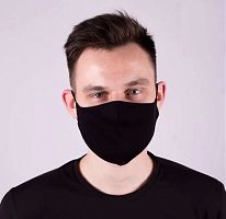 М320-05020590 Текстильная маска черный универсальный