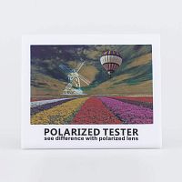 021001-40 Тестер-картика для проверки поляризации выс. 13,5 см