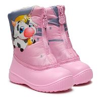 Сапожки детские, мод.566/01 (бычок розовый/н.розовый, р.21, 12 пар)