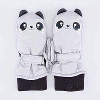 07821147-40 Варежки детские св.серый 4-6 лет