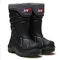 Сапоги детские "JUNIOR" (28-33), мод.2603 У (черный/т.серый, Асс 1 (28/1,29/1,30/1,31/1,32/1,33/1), 6 пар)