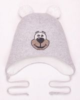 42210L-22 Шапка для мальчика св.серый 40-42