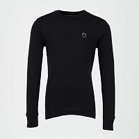 07802059-40 Лонгслив для девочки серия "КОМФОРТ" черный р.128