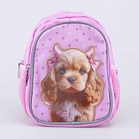 02810336-40 Рюкзак детский розовый выс. 24 см