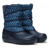 Сапожки детские, мод.544 (вязаный узор/т.синий, Асс 1 (33/1,34/1,35/1,36/1,37/1,38/1,39/1,40/1), 8 пар)