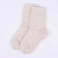 07742311-40 Носки термо детские серия "Шерсть" бежевый р.31-34