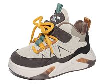 Детские полуботинки, застёжка-велькро/шнурки